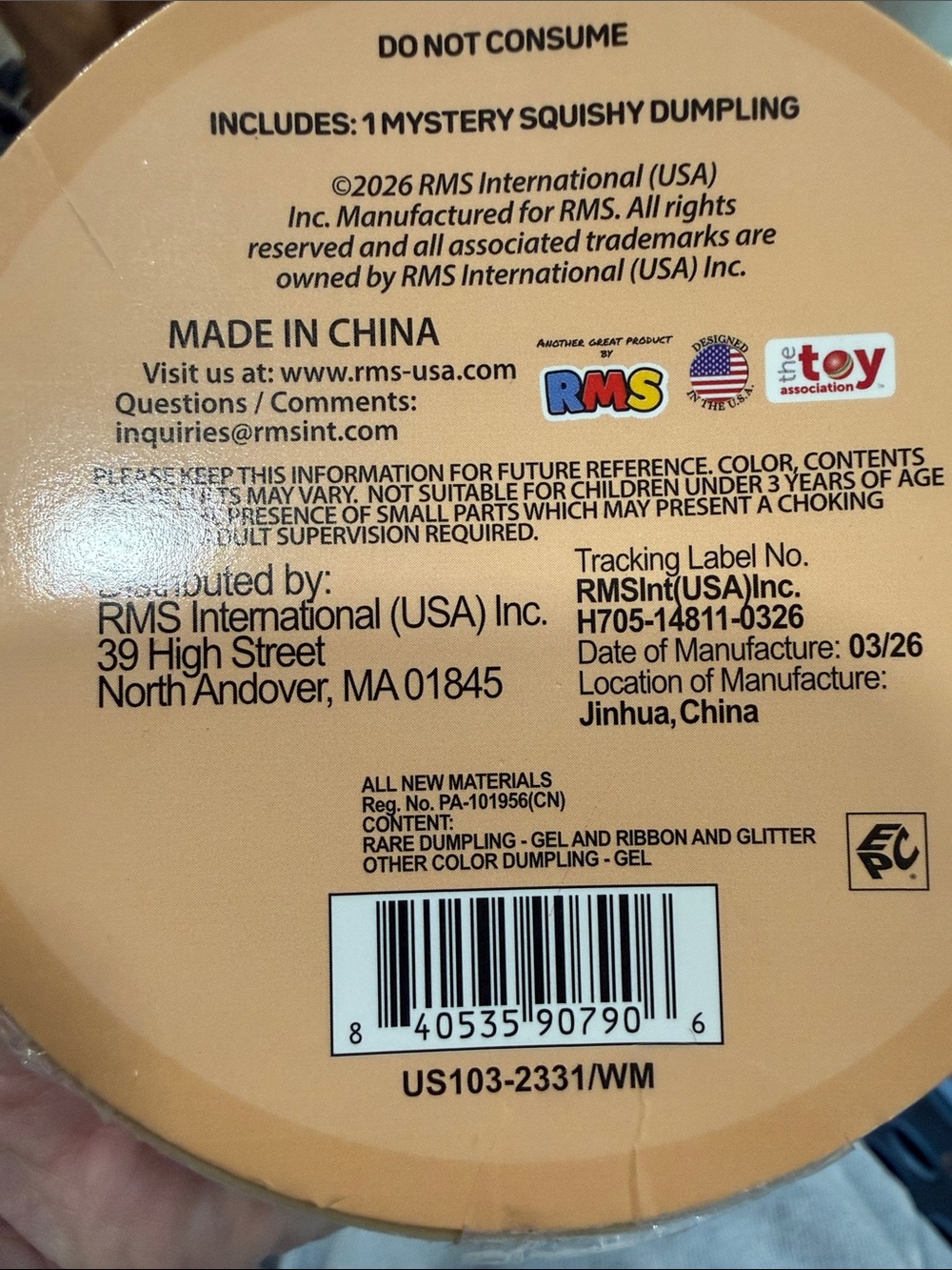 NWT RMS Rare Ruby Edition Dumpling - Picture 2 of 2